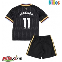 Camiseta Aston Villa Nicolas Jackson #11 Visitante Equipación para niños 2026-27 manga corta (+ pantalones cortos)